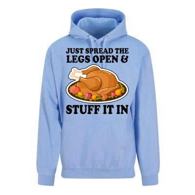 Just Spread The Legs Open & Stuff It In Unisex Surf Hoodie