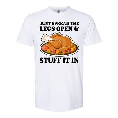 Just Spread The Legs Open & Stuff It In Softstyle CVC T-Shirt