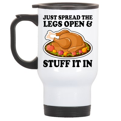 Just Spread The Legs Open & Stuff It In Stainless Steel Travel Mug