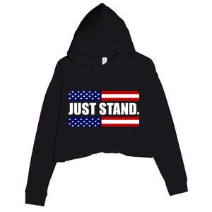 Just Stand Crop Fleece Hoodie