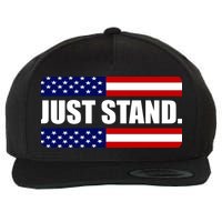 Just Stand Wool Snapback Cap