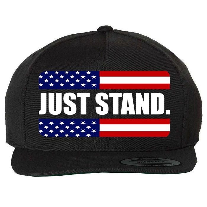 Just Stand Wool Snapback Cap