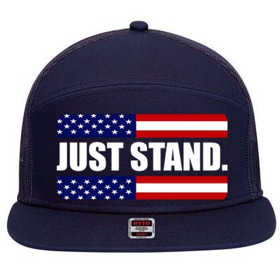Just Stand 7 Panel Mesh Trucker Snapback Hat