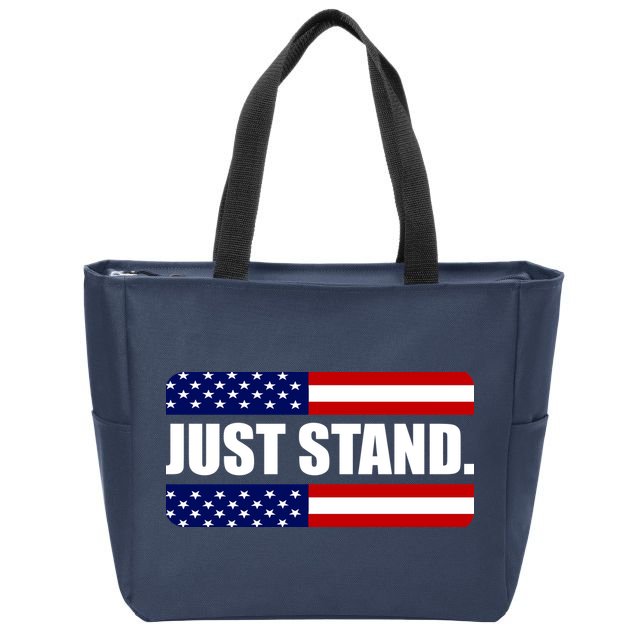 Just Stand Zip Tote Bag