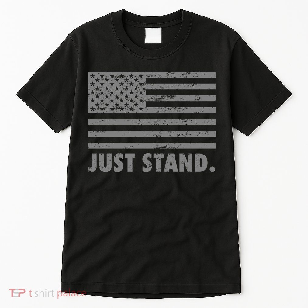 Just Stand Grey Style Flag Tall T-Shirt
