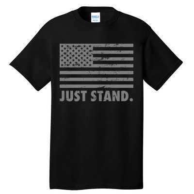 Just Stand Grey Style Flag Tall T-Shirt