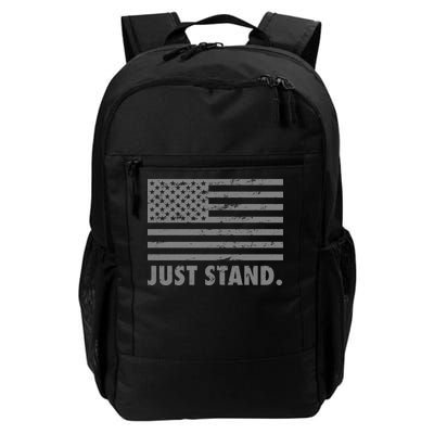 Just Stand Grey Style Flag Daily Commute Backpack