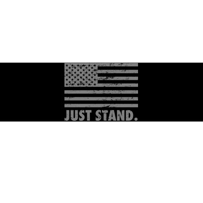 Just Stand Grey Style Flag Bumper Sticker