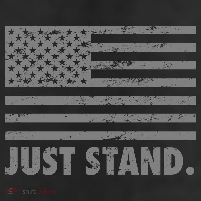 Just Stand Grey Style Flag 11oz C Handle Ceramic Mug