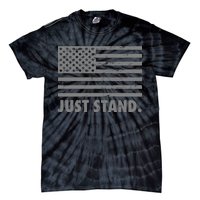 Just Stand Grey Style Flag Tie-Dye T-Shirt