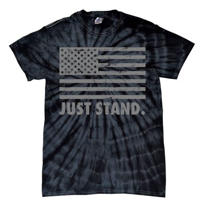 Just Stand Grey Style Flag Tie-Dye T-Shirt