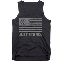 Just Stand Grey Style Flag Tank Top