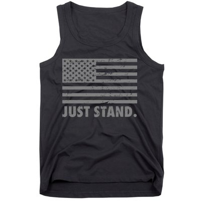 Just Stand Grey Style Flag Tank Top