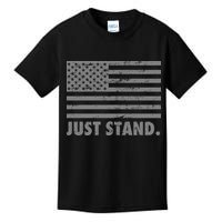 Just Stand Grey Style Flag Kids T-Shirt