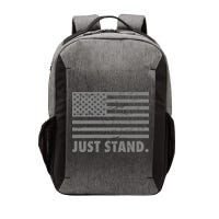 Just Stand Grey Style Flag Vector Backpack