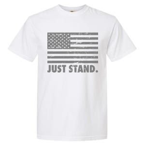 Just Stand Grey Style Flag Garment-Dyed Heavyweight T-Shirt