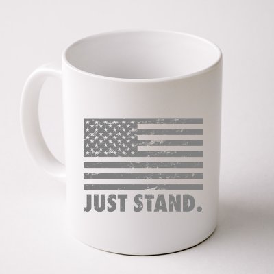 Just Stand Grey Style Flag Coffee Mug