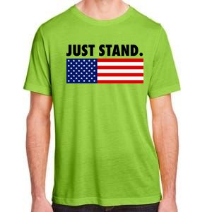 Just Stand Striped American Flag Adult ChromaSoft Performance T-Shirt