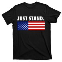 Just Stand Striped American Flag T-Shirt