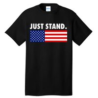 Just Stand Striped American Flag Tall T-Shirt