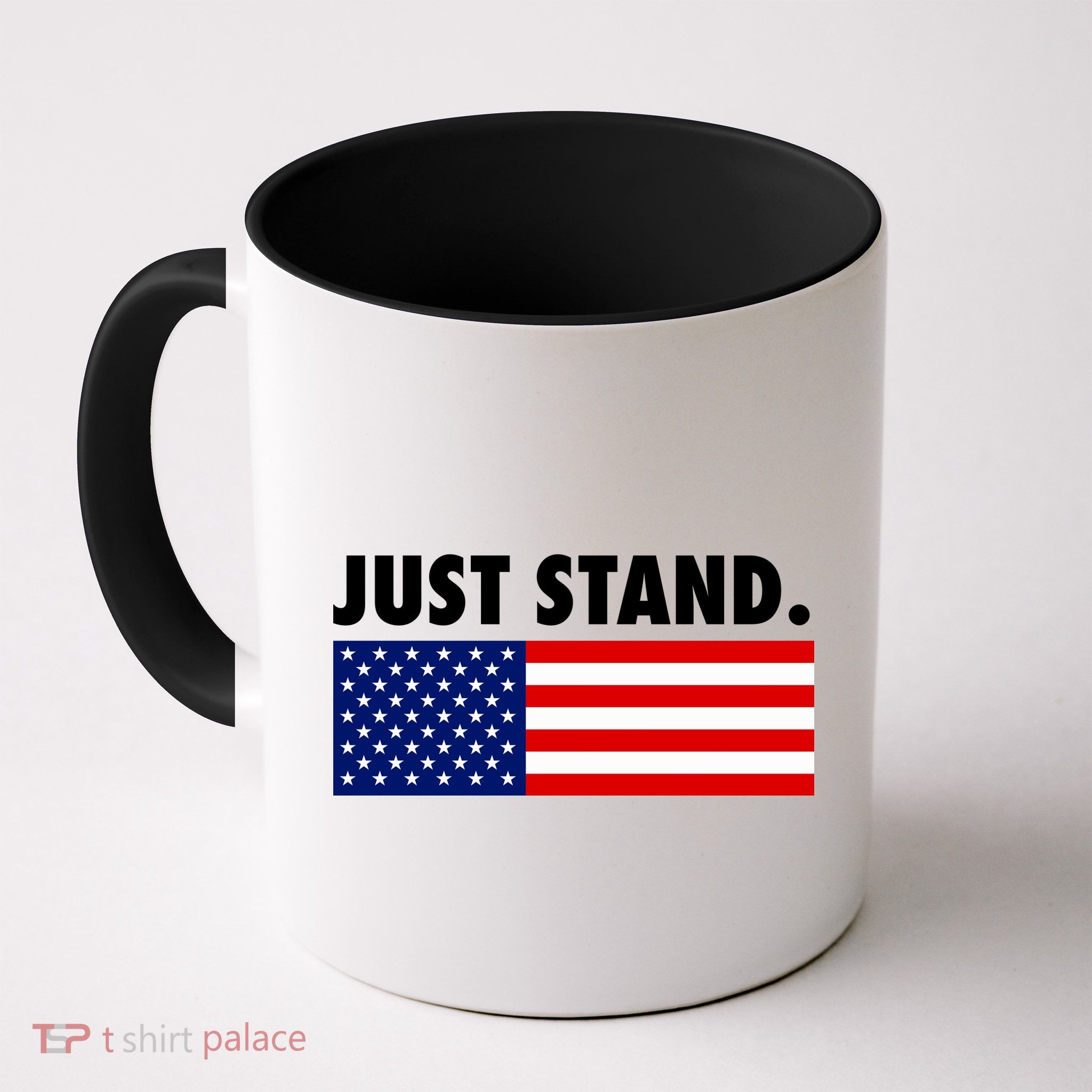 Just Stand Striped American Flag Mug
