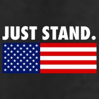 Just Stand Striped American Flag 11oz C Handle Ceramic Mug