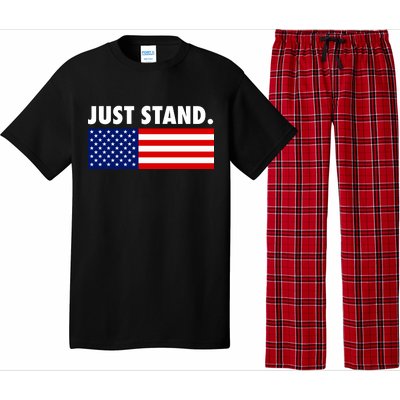 Just Stand Striped American Flag Pajama Set