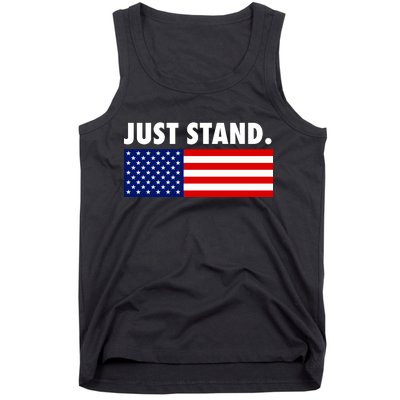 Just Stand Striped American Flag Tank Top