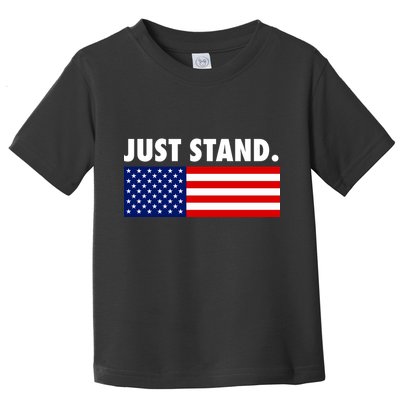 Just Stand Striped American Flag Toddler T-Shirt