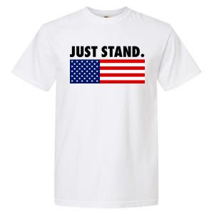 Just Stand Striped American Flag Garment-Dyed Heavyweight T-Shirt