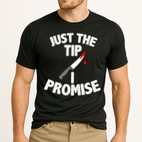 Just The Tip Funny Halloween Knife Cooling Performance Crew T-Shirt