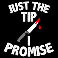 Just The Tip Funny Halloween Knife 7-Panel Snapback Hat