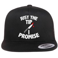 Just The Tip Funny Halloween Knife Flatbill Hat