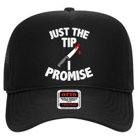 Just The Tip Funny Halloween Knife Trucker Hat