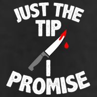 Just The Tip Funny Halloween Knife Trucker Hat