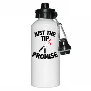 Just The Tip Funny Halloween Knife Aluminum Water Bottle