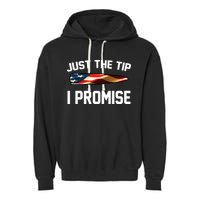 Just The Tip I Promise Garment-Dyed Fleece Hoodie