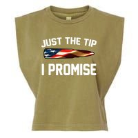 Just The Tip I Promise Garment-Dyed Women's Muscle Tee