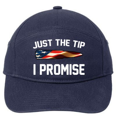 Just The Tip I Promise 7-Panel Snapback Hat