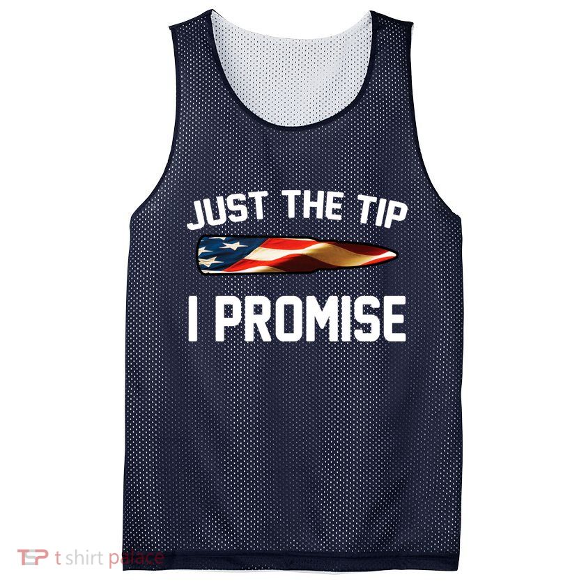 Just The Tip I Promise Mesh Reversible Basketball Jersey Tank