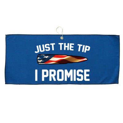 Just The Tip I Promise Large Microfiber Waffle Golf Towel