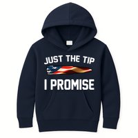 Just The Tip I Promise Kids Hoodie