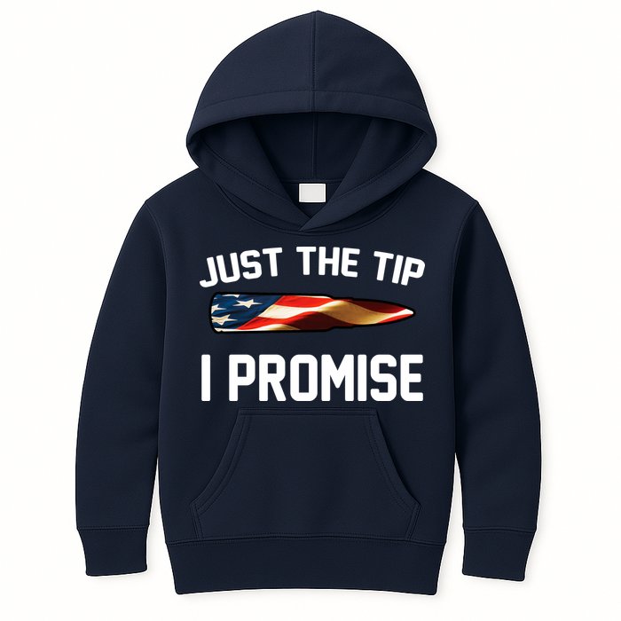 Just The Tip I Promise Kids Hoodie