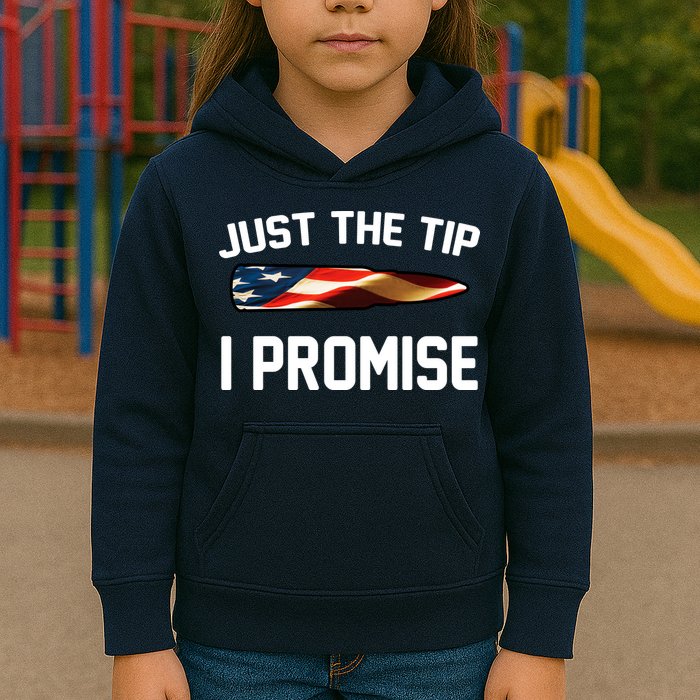 Just The Tip I Promise Kids Hoodie