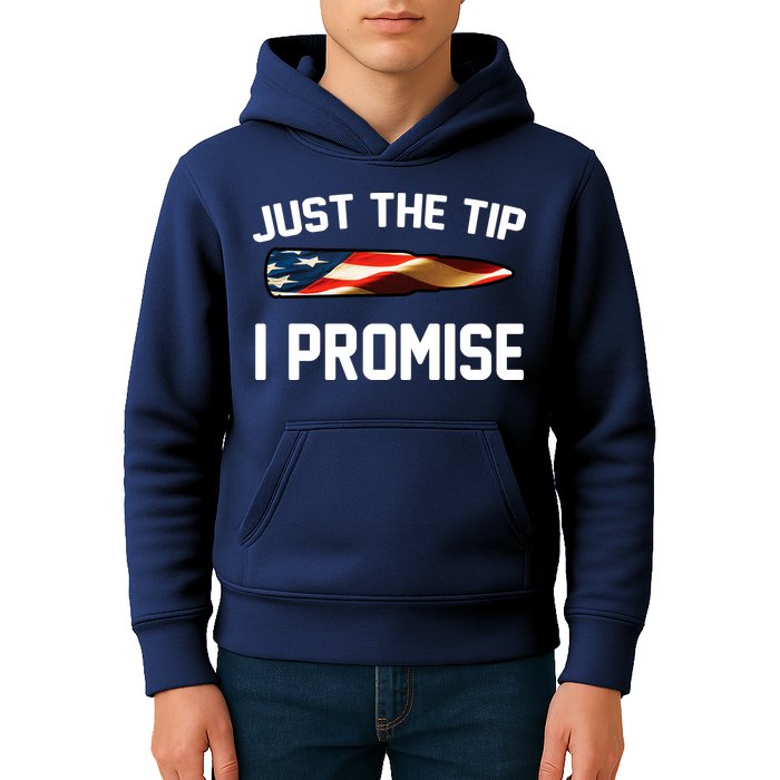 Just The Tip I Promise Kids Hoodie