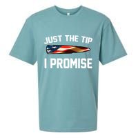 Just The Tip I Promise Sueded Cloud Jersey T-Shirt