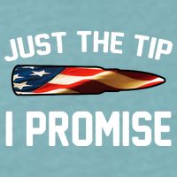 Just The Tip I Promise Sueded Cloud Jersey T-Shirt