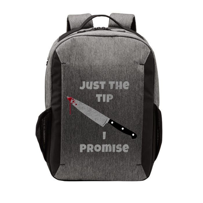 Just the Tip I Promise Halloween Knife Vector Backpack