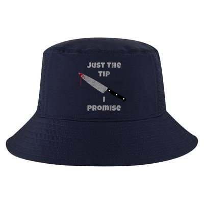 Just the Tip I Promise Halloween Knife Cool Comfort Performance Bucket Hat