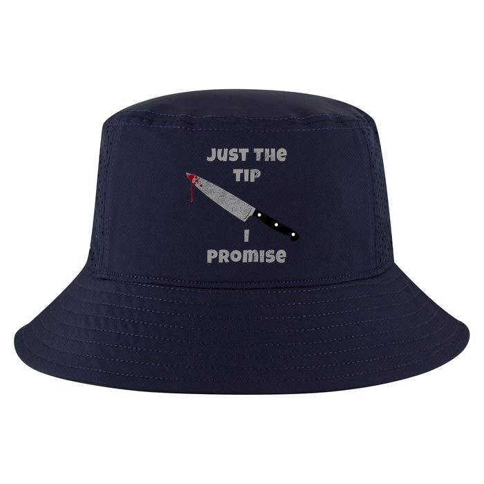 Just the Tip I Promise Halloween Knife Cool Comfort Performance Bucket Hat